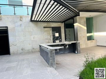 CASA EN VENTA CAÑADA NORTE, DE LUJO, 4 REC. UNA ABAJO, EQUIPADA, DOBLE ALTURA