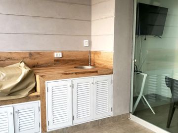 ALQUILER DE DEPARTAMENTO EN CABALLEROS FRENTE AL MAR Y CON PISCINA POR TEMPORADA o POR MES