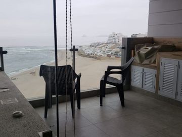 ALQUILER DE DEPARTAMENTO EN CABALLEROS FRENTE AL MAR Y CON PISCINA POR TEMPORADA o POR MES