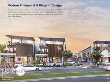 Dijual New Launching Ruko Sorrento Grande Gading Timur Serpong Tangerang Lokasi Ramai Sangat Strategis