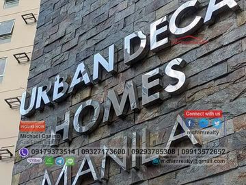 Condo For Sale Near San Agustin Church Urban Deca Manila Rent to Own thru PAG-IBIG, Bank or In-house