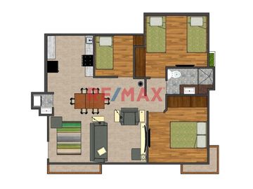 Venta De Departamento En La Urbanizacion Los Docentes