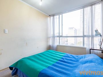 1 Dormitorio + 1 Baño en Santiago Centro, Metro Irarrázaval.
