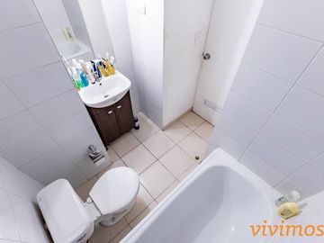 1 Dormitorio + 1 Baño en Santiago Centro, Metro Irarrázaval.