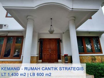 Rumah CANTIK Lokasi Strategis Di Kemang Dalam Jakarta Selatan