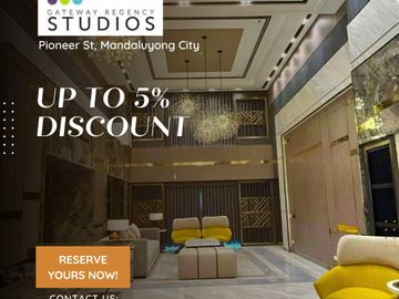 RENT TO OWN CONDO IN MANDALUYONG PAYABLE IN 10 YRS | GATEWAY REGENCY STUDIOS | WALKING DISTANCE TO BONI MRT | STUDIO TYPE