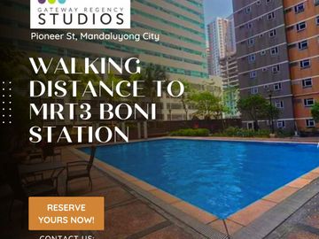 RENT TO OWN CONDO IN MANDALUYONG PAYABLE IN 10 YRS | GATEWAY REGENCY STUDIOS | WALKING DISTANCE TO BONI MRT | STUDIO TYPE