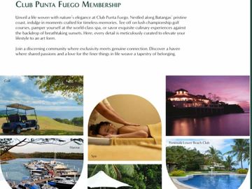 Condo for sale at The Residences at Terrazas de Punta Fuego Nasugbu Batangas