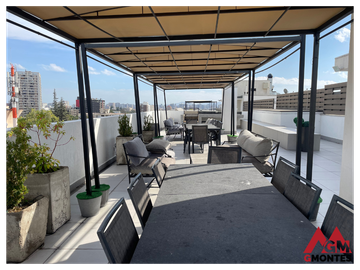 Venta Depto Providencia Pocuro 3D-3B-2E Vista Despejada.