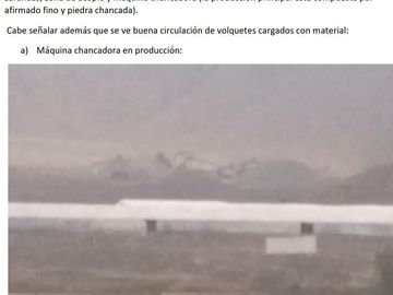 REMATO CONSECION MINERA NO METALICA EN CHILCA . LEGALMENTE EN REGLA