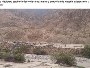 REMATO CONSECION MINERA NO METALICA EN CHILCA . LEGALMENTE EN REGLA