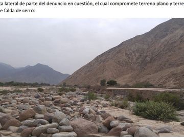 REMATO CONSECION MINERA NO METALICA EN CHILCA . LEGALMENTE EN REGLA