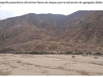 REMATO CONSECION MINERA NO METALICA EN CHILCA . LEGALMENTE EN REGLA