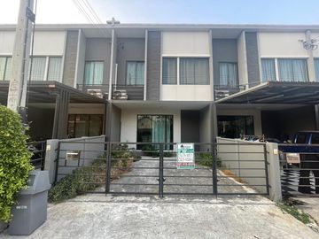 87406 - ขายด่วน ทาวเฮาส์ 18.3 ตร.ว. พท.ใช้สอย 106 ตร.ม. 3 ห้องนอน 2 ห้องน้ำ Pleno รังสิต คลอง4 -วงแหวน