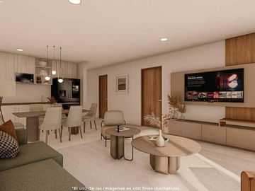 Departamento Pre Venta 2 recamaras, 2 baños, conjunto alberca, cerca playa Mocambo Boca del Rio Ver.