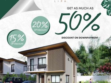 𝟓𝟎% 𝐃𝐏 𝐝𝐢𝐬𝐜𝐨𝐮𝐧𝐭 𝐟𝐨𝐫 𝐒𝐏𝐎𝐓 𝟏𝟎%, 𝐧𝐞𝐱𝐭 𝐩𝐚𝐲𝐦𝐞𝐧𝐭 𝐢𝐬 𝐧𝐞𝐱𝐭 𝐲𝐞𝐚𝐫! Only here @ Solaya Lipa Near Areza Ayala Land Commercial Estates
