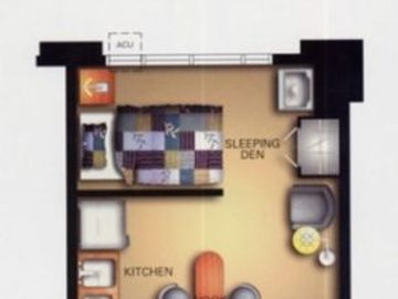 Studio Type Condo Unit for Sale in Stamford Executive Residence Mckinley Hill, BGC Taguig City