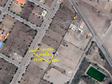 Venta de terreno 1.024M2 sector Malchingui, urbanización privada, 9 9 9 0 1 0 2 3 2