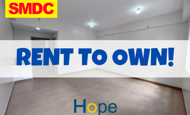 4K MONTHLY ONLY! Rent to Own Ready for Occupancy Condo in SMDC Hope Residences Trece Martires