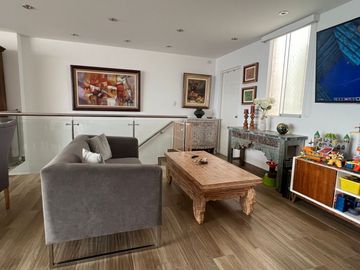 Venta departamento dúplex con terraza y piscina, vista panorámica al mar en Playa Señoritas,  Punta Hermosa.