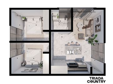DEPARTAMENTO EN PREVENTA TRIADA COUNTRY