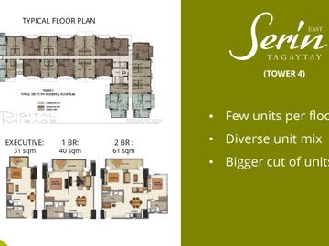 STUDIO UNIT FOR SALE IN TAGAYTAY -PRESELLING-GREAT FOR AIRBNB BUSINESS