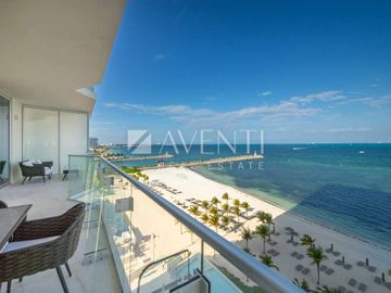 Departamento amueblado en venta en Sls Beach Residences en Cancún, Quintana Roo.