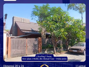 Rumah Kebonsari Gayungan Surabaya dekat Ahmad Yani Polda Jatim Ketintang Jemursari Ahmad Yani