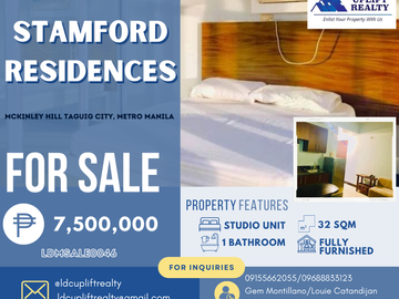 Studio Unit with Parking for SALE in Stamford Executive Residences 🏢✨