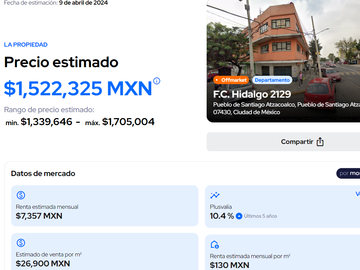 DEPARTAMENTO EN VENTA, COL. DEL OBRERO GUSTAVO A. MADERO
