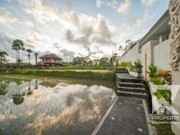 Modern 3 Bedroom Villa with Ricefield View in Ubud Bali for Sale Leasehold