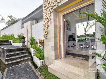 Modern 3 Bedroom Villa with Ricefield View in Ubud Bali for Sale Leasehold