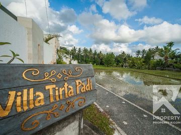 Modern 3 Bedroom Villa with Ricefield View in Ubud Bali for Sale Leasehold