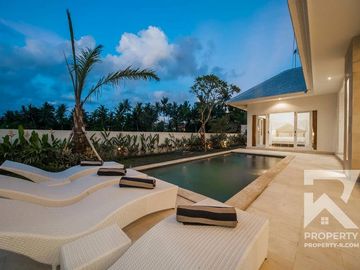 Modern 3 Bedroom Villa with Ricefield View in Ubud Bali for Sale Leasehold