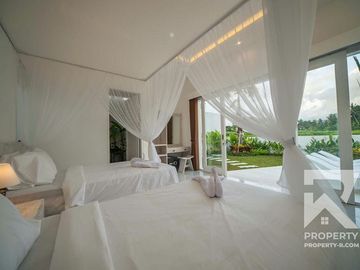 Modern 3 Bedroom Villa with Ricefield View in Ubud Bali for Sale Leasehold