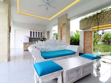 Modern 3 Bedroom Villa with Ricefield View in Ubud Bali for Sale Leasehold