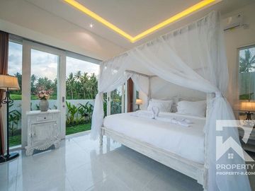 Modern 3 Bedroom Villa with Ricefield View in Ubud Bali for Sale Leasehold