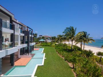 DEPARTAMENTO FRENTE AL MAR DE 3 HABITACIONES ENTREGA INMEDIATA EN CORASOL PLAYA DEL CARMEN
