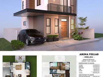 Bacolod House For Sale at Akina Villas Imelda Model 3 Unit
