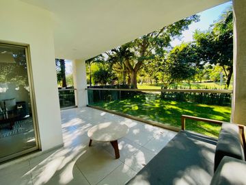 Departamento en campo de golf Paraiso country club con 4 habitaciones excelentes vistas Cuernavaca