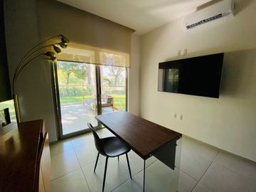 Departamento en campo de golf Paraiso country club con 4 habitaciones excelentes vistas Cuernavaca