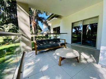 Departamento en campo de golf Paraiso country club con 4 habitaciones excelentes vistas Cuernavaca