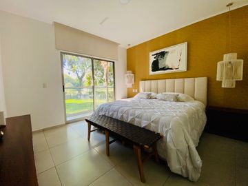 Departamento en campo de golf Paraiso country club con 4 habitaciones excelentes vistas Cuernavaca