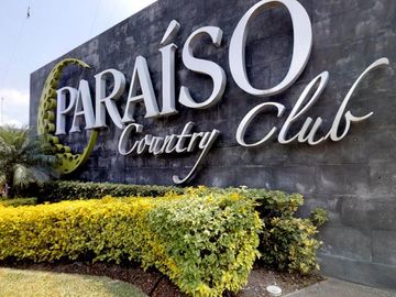 PARAISO COUNTRY CLUB, GARDEN HOUSE, 3 RECAMARAS, TERRAZA