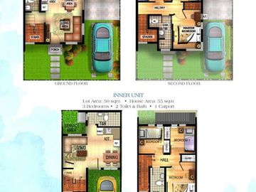 The 3 Bedroom Elegant Townhomes for Sale in Estancia Enclave, Tanza