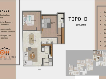 OPORTUNIDAD DE ADQUIRIR PRECIOSO DEPARTAMENTO EN EXCELENTE ZONA EN SAN LUIS POTOSI