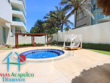 Hermoso departamento con vista a las áreas comunes