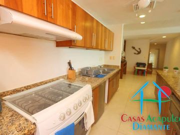 Hermoso departamento con vista a las áreas comunes