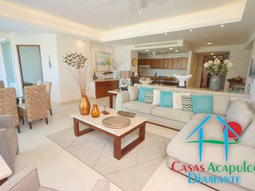 Hermoso departamento con vista a las áreas comunes