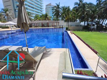 Hermoso departamento con vista a las áreas comunes